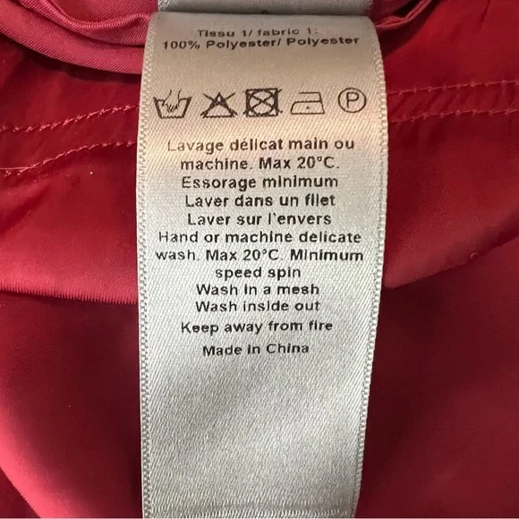 Zadig & Voltaire Feminine Lightweight Raos Satin Ruffle Midi Dress In Wine XS - Picture 15 of 16